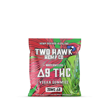 Delta-9 THC Compliant Vegan Gummies -  Watermelon