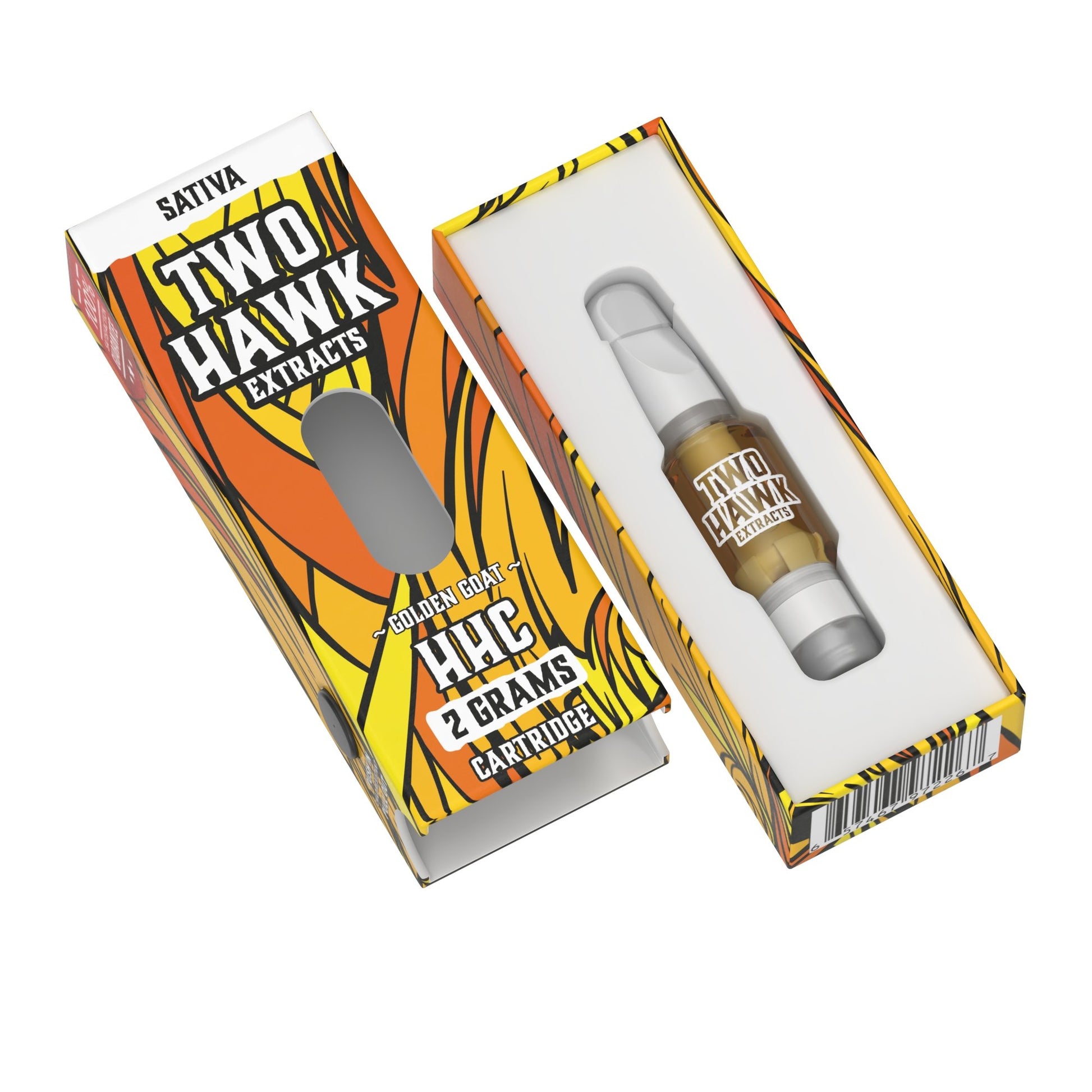 Golden Goat (sativa hybrid) - HHC - 2 GRAM - Cart - Two Hawk Extracts