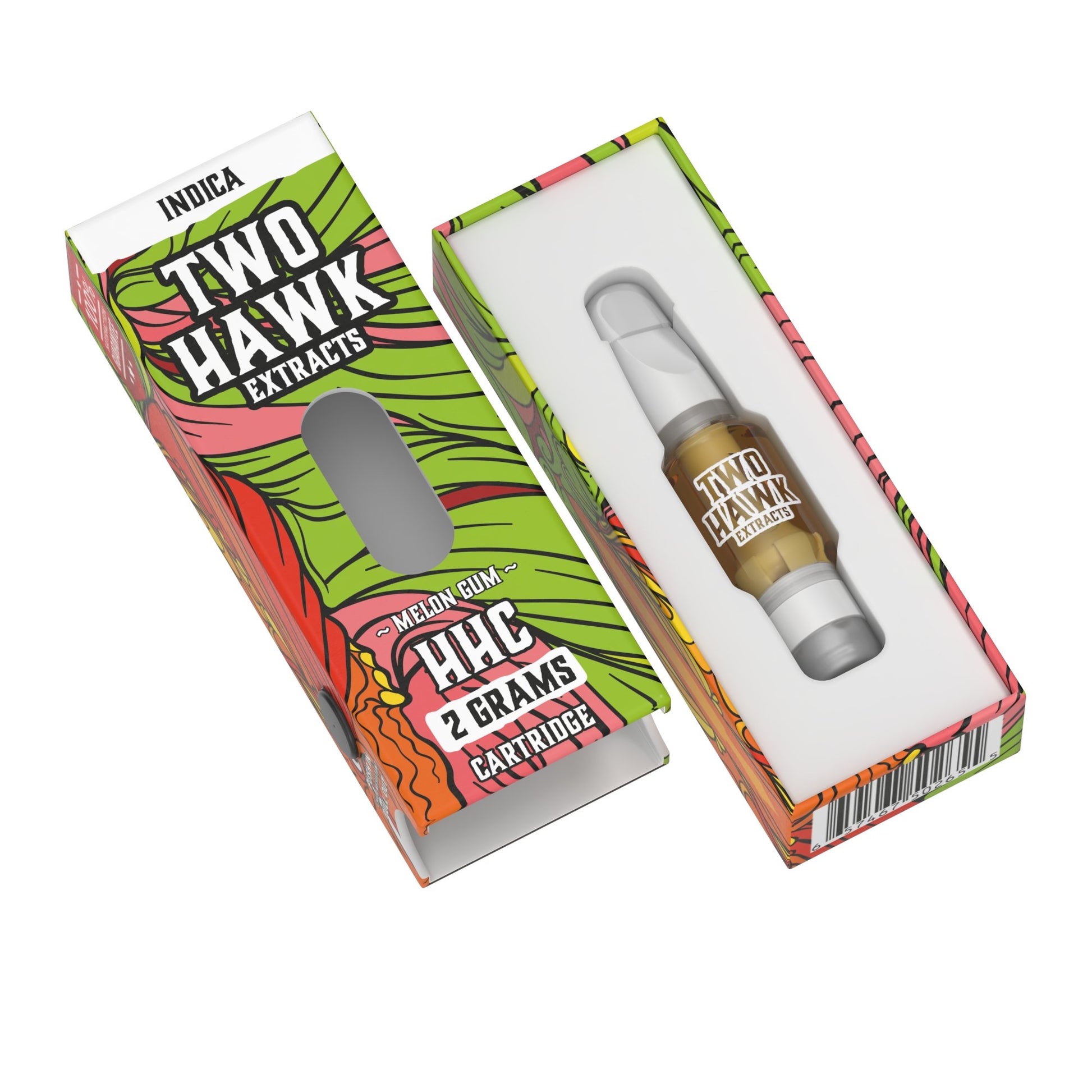 Melon Gum (indica hybrid) HHC - 2 GRAM - Cart Open box - Two Hawk Extracts