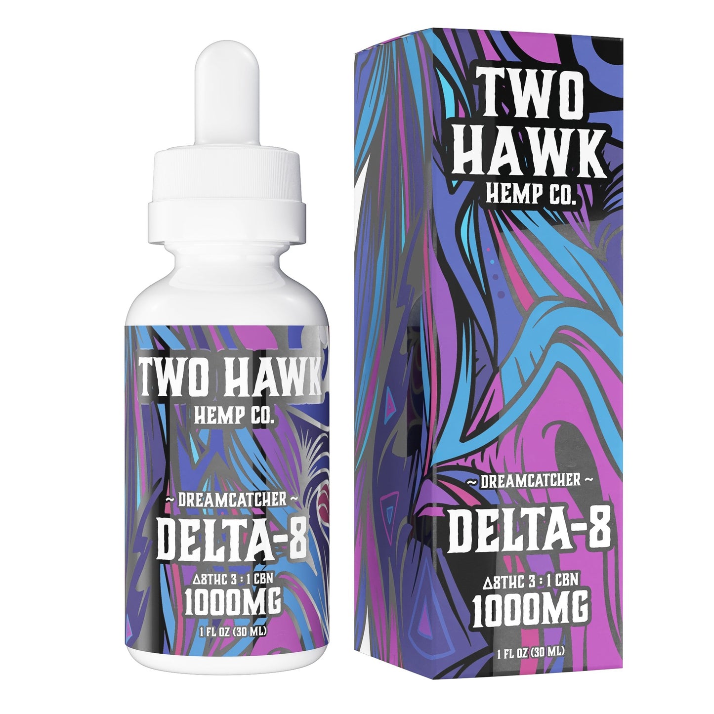 Two Hawk - "Dreamcatcher" - Delta-8 3 : 1 CBN Tincture